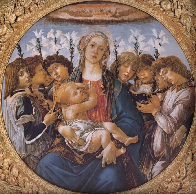 Sandro Botticelli Our Lady of the eight sub angel oil painting image